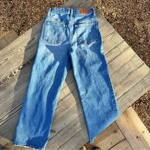 Madewell Slim Wide-Leg Crop Jeans